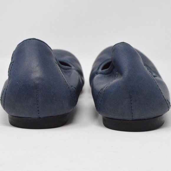 Born Leather Julianne Ballet Flats, Steel Blue Color - Picture 12 of 12